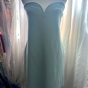 tube top dress with built in bra